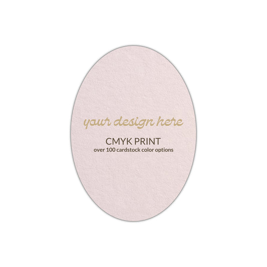 Shape P88 Diecut Card | CMYK Print | 2" x 3"