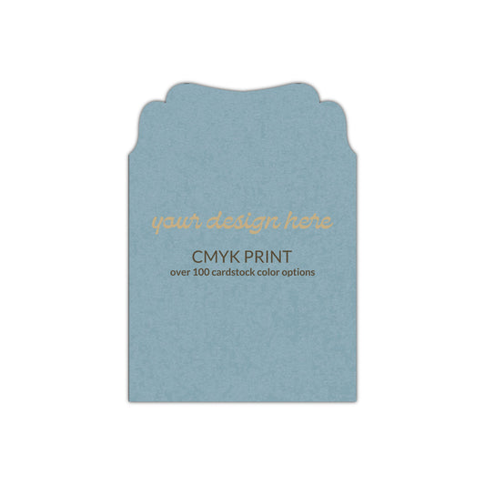 Shape P89 Diecut Card | CMYK Print | 2" x 3.5"