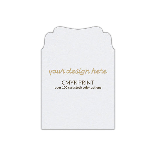 Shape P89 Diecut Card | CMYK Print | 2.5" x 3.5"