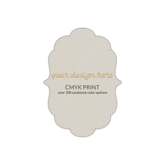 Shape P8 Diecut Card | CMYK Print | 2" x 3.5"