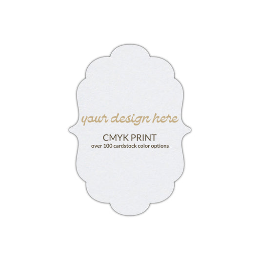 Shape P8 Diecut Card | CMYK Print | 2.5" x 3.5"
