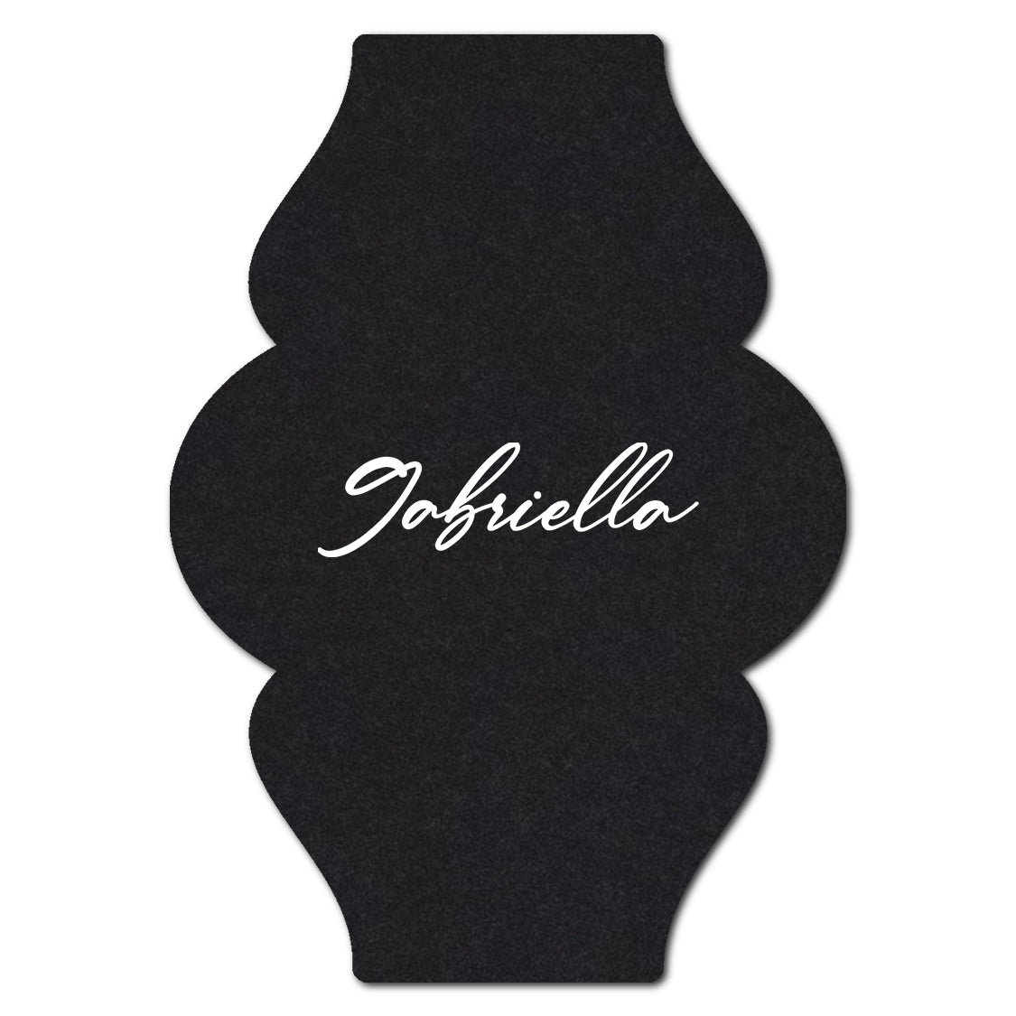 Individually Personalized Wedding Prints on Diecut Cardstock - Shape P8