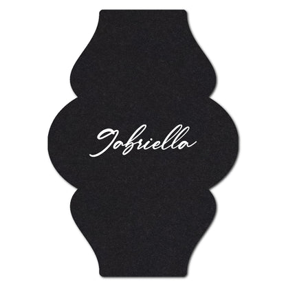 Individually Personalized Wedding Prints on Diecut Cardstock - Shape P8