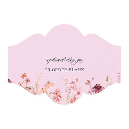 Custom Wedding Prints on Diecut Shaped Cardstock | Shape P8