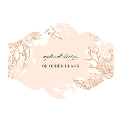 Custom Wedding Prints on Diecut Shaped Cardstock | Shape P8