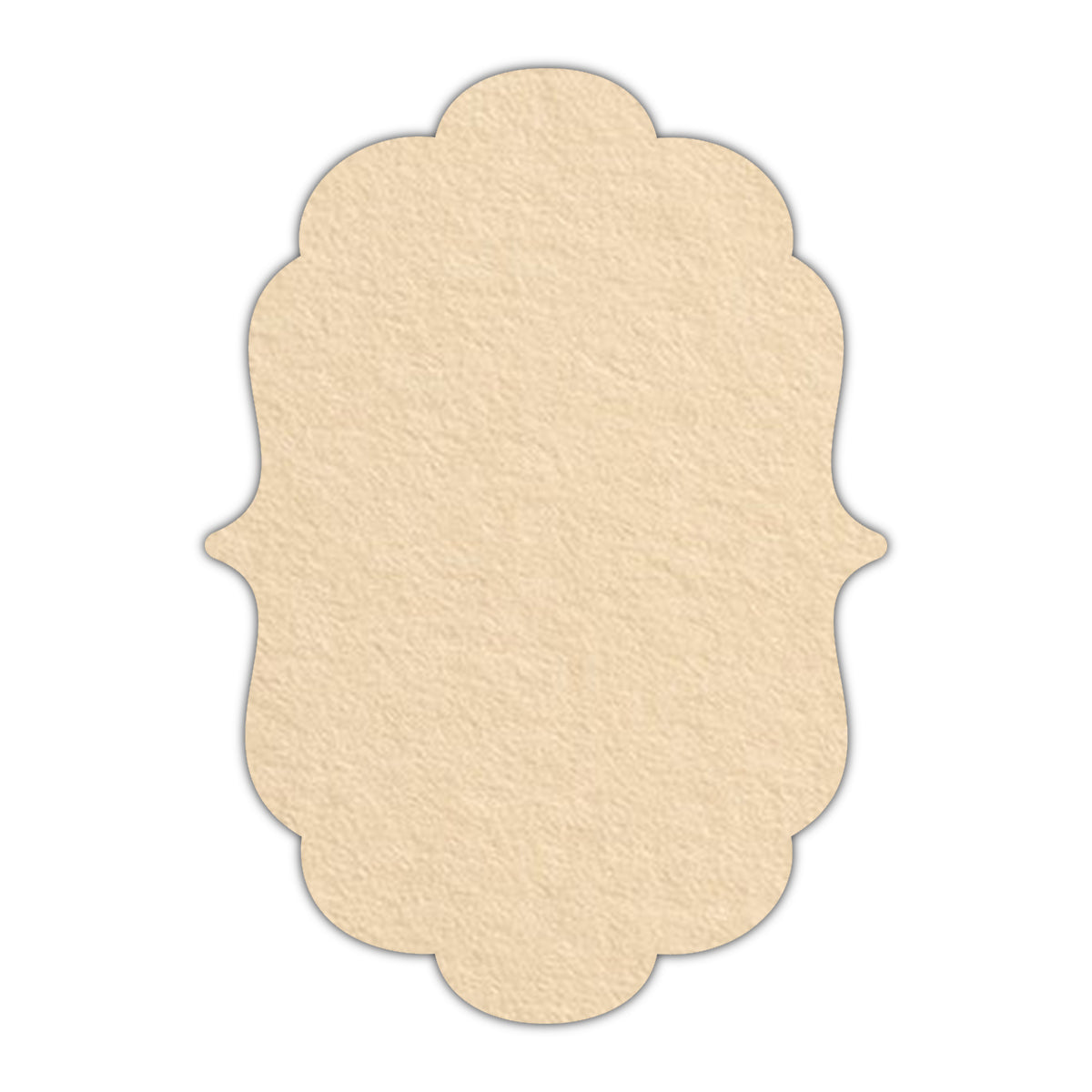 CMYK Print on Antique Ivory Cardstock | Shape P8 | 8.5" x 11"
