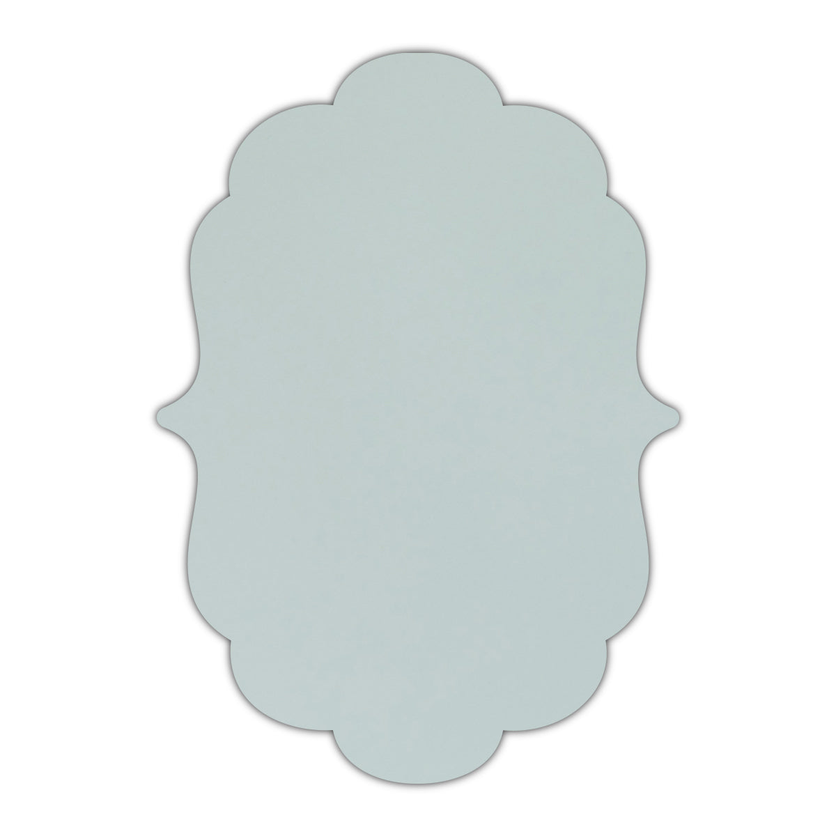 CMYK Print on Shimmer Aquamarine Cardstock | Shape P8 | 11" x 14"
