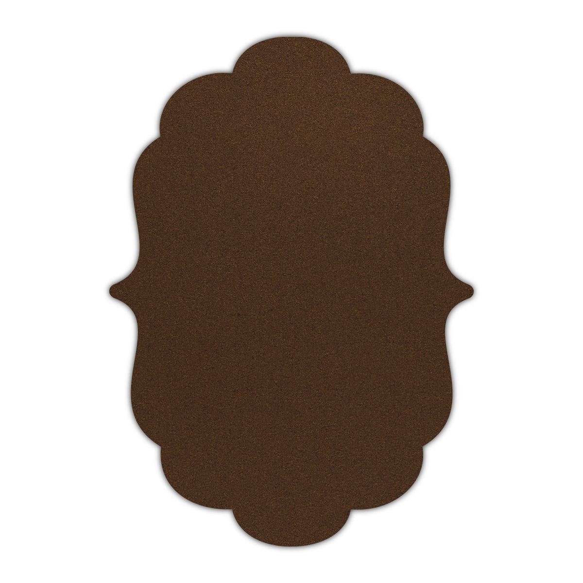 CMYK Print on Shimmer Bronze Cardstock | Shape P8 | 2" x 3"