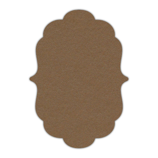 CMYK Print on Cappuccino Cardstock | Shape P8 | 11" x 14"