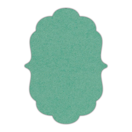 CMYK Print on Caribbean Blue Cardstock | Shape P8 | 11" x 14"