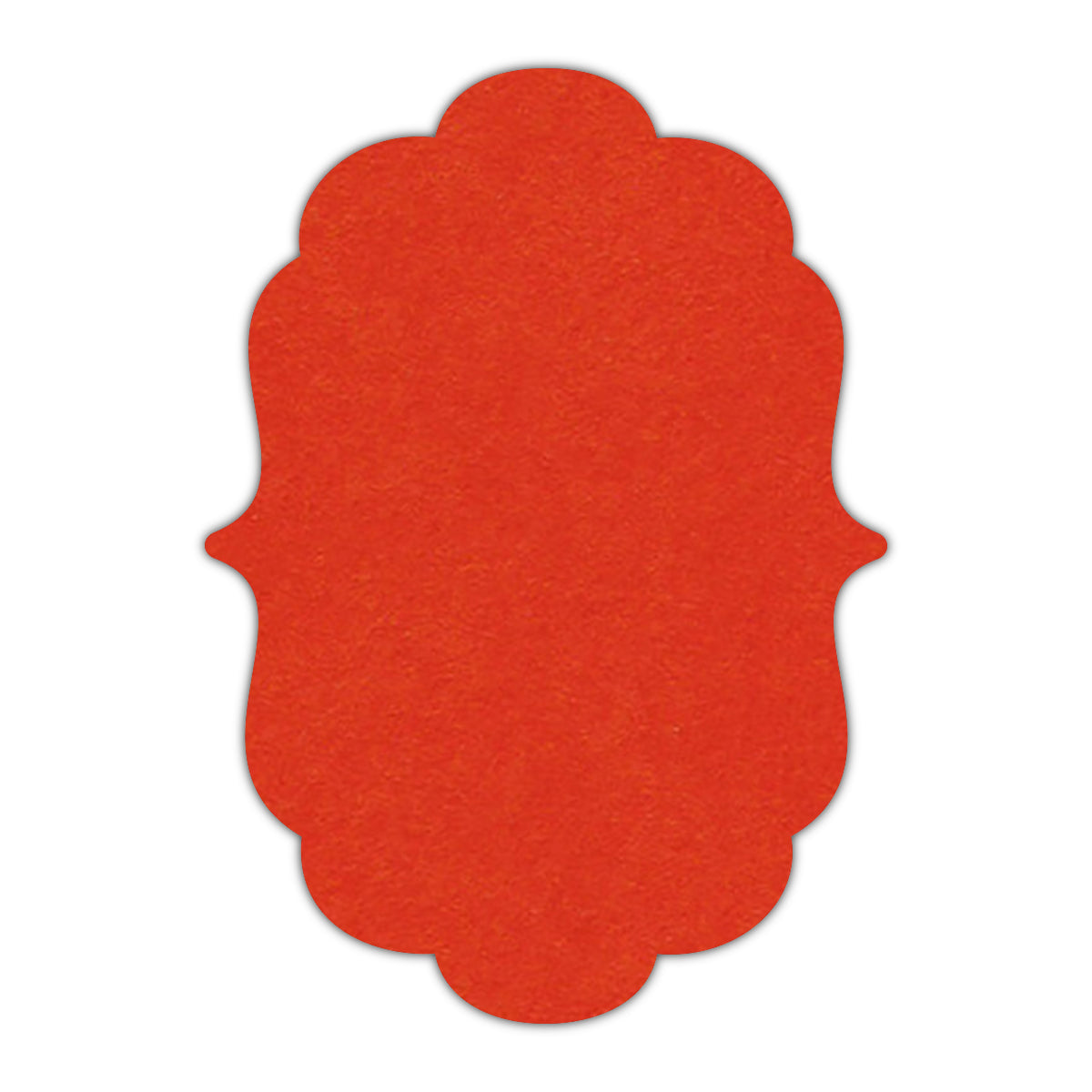 CMYK Print on Chili Pepper Cardstock | Shape P8 | 3" x 4"
