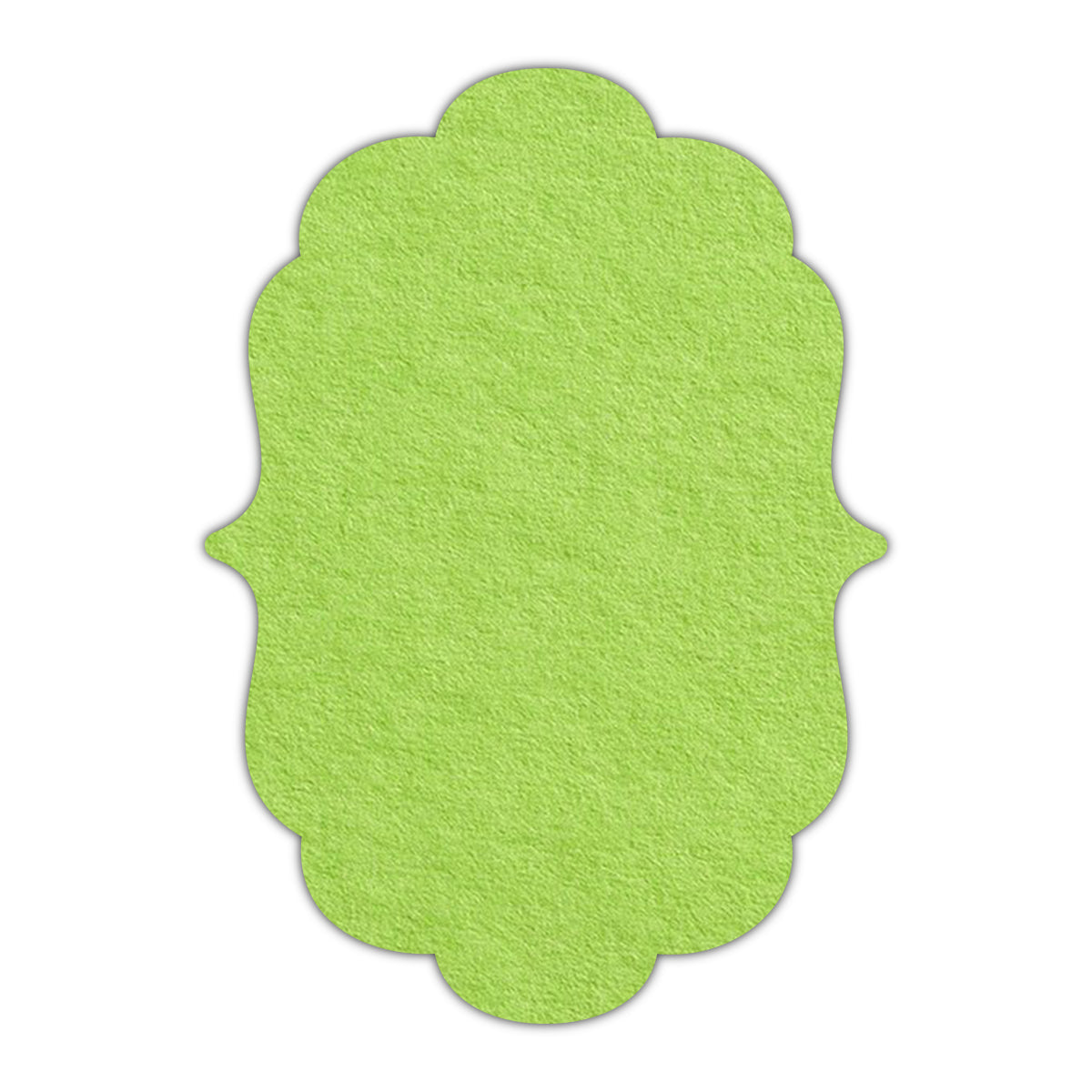 CMYK Print on Leaf Green Cardstock | Shape P8 | 3.5" x 5"