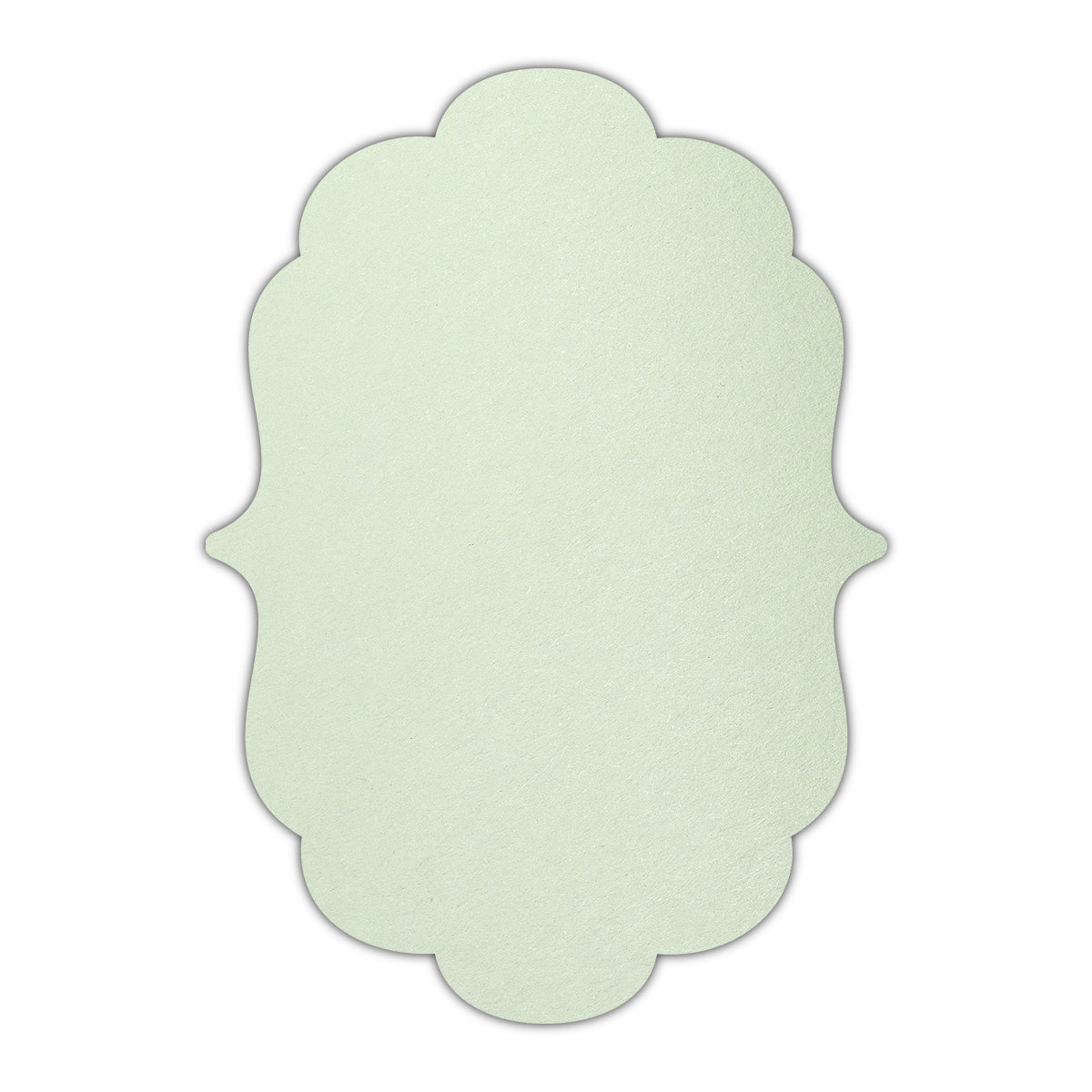 CMYK Print on Pistachio Cardstock | Shape P8 | 5" x 7"