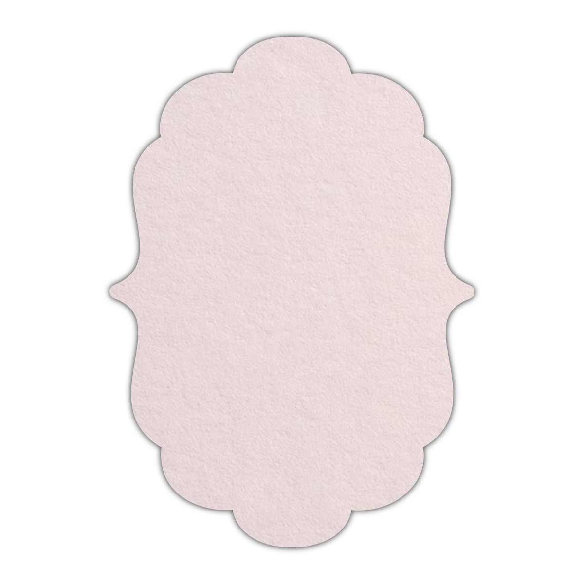 CMYK Print on Powder Pink Cardstock | Shape P8 | 6" x 9"