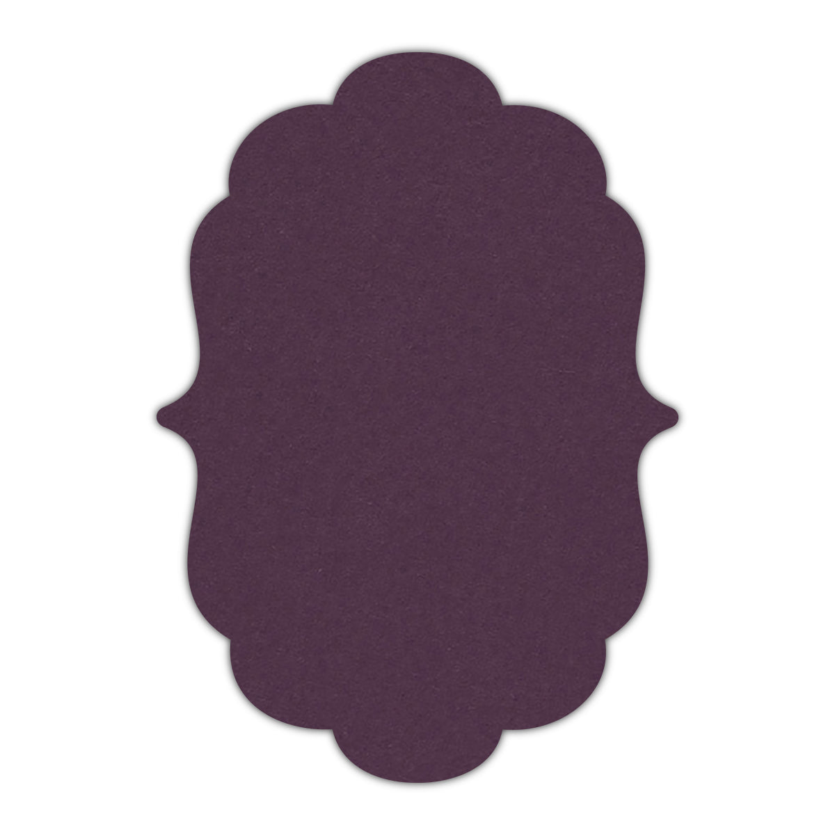CMYK Print on Prune Cardstock | Shape P8 | 3" x 4"