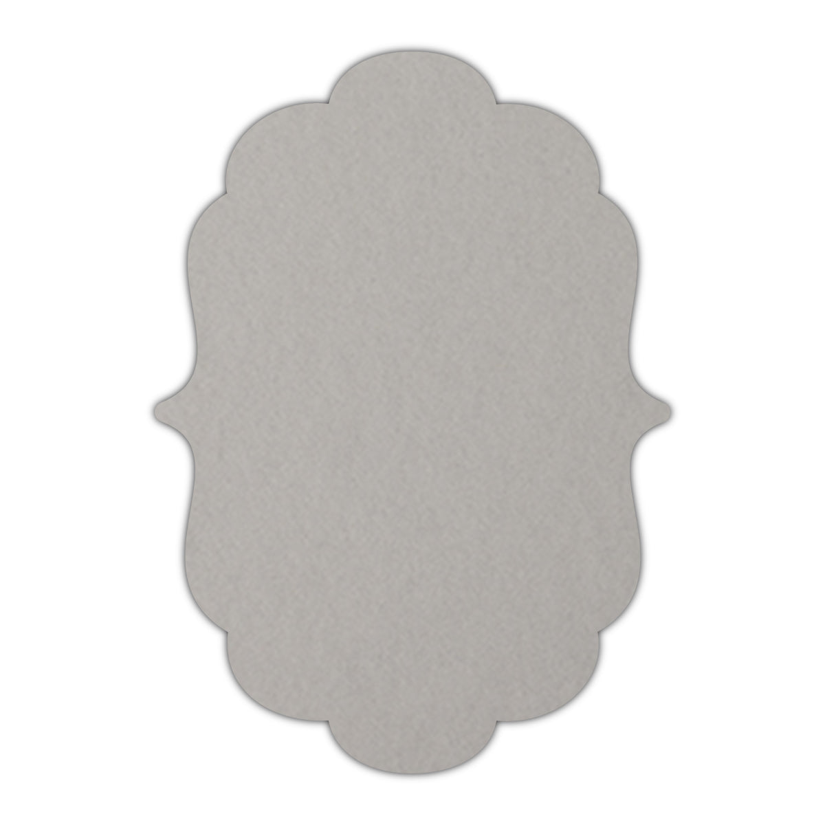 CMYK Print on Real Grey Cardstock | Shape P8 | 6" x 9"
