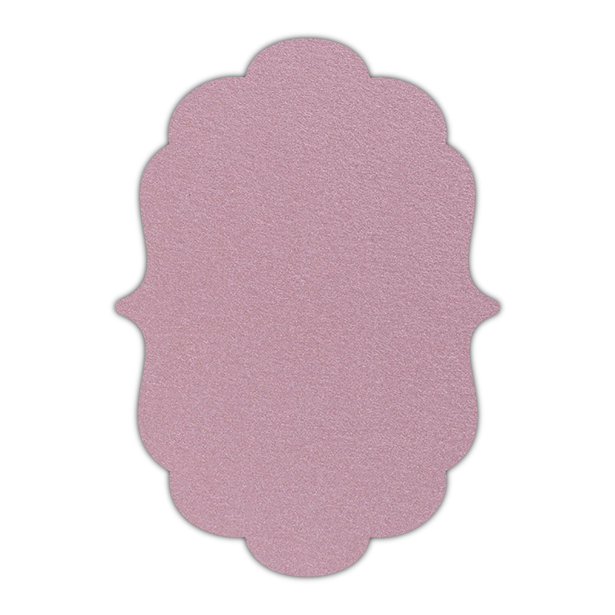 CMYK Print on Shimmer Rose Gold Cardstock | Shape P8 | 5.5" x 8.5"