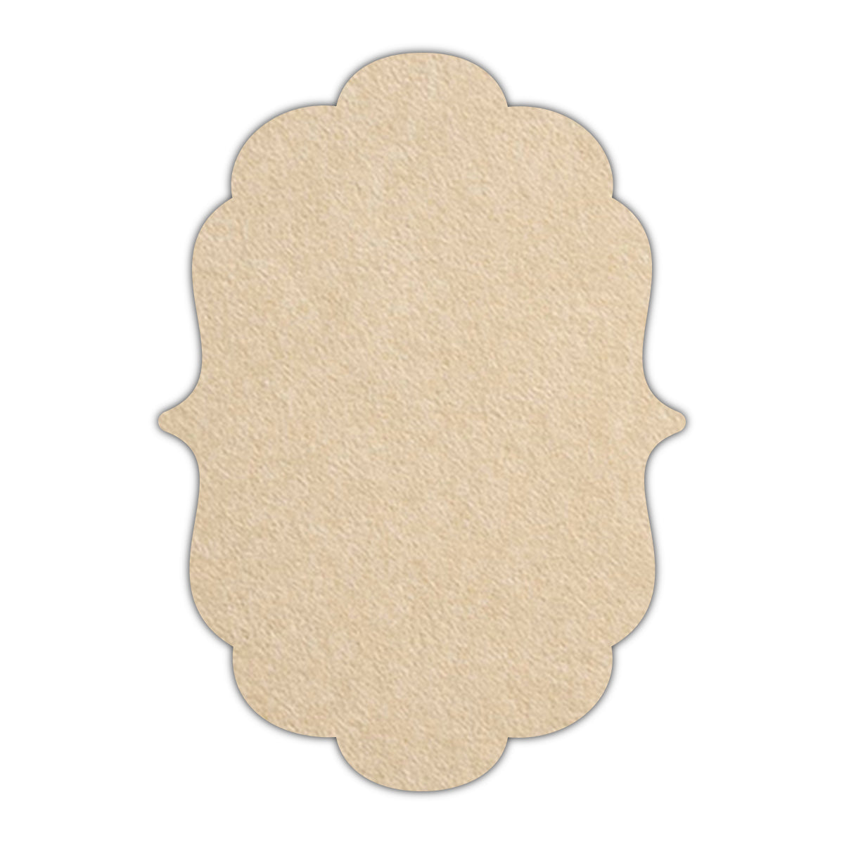 CMYK Print on Wheat Cardstock | Shape P8 | 2" x 3.5"