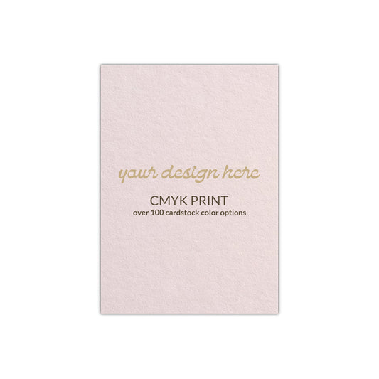 Rectangle Card | CMYK Print | 3" x 4"