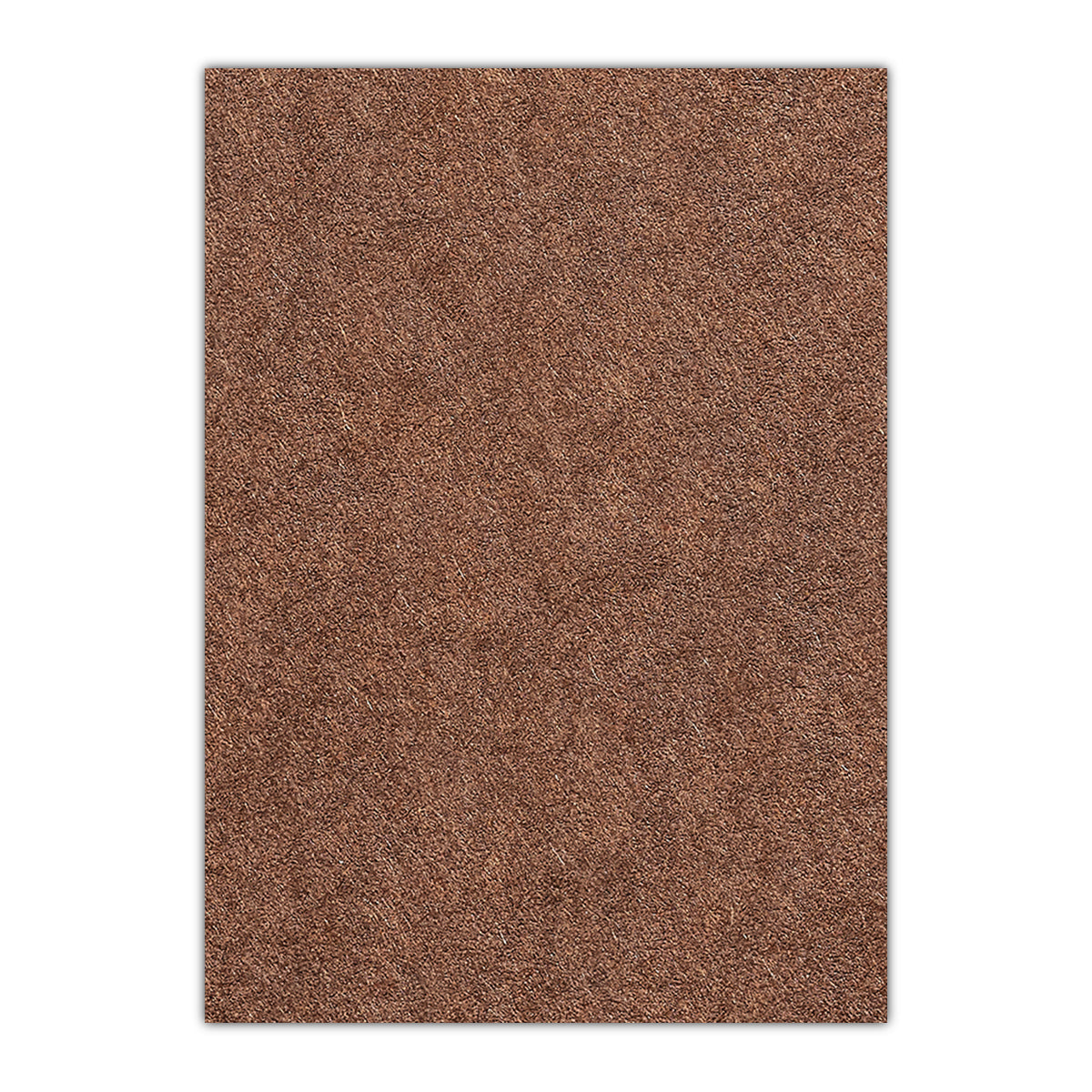 CMYK Print on Bagdad Brown Cardstock | Shape P90 | 8.5" x 11"
