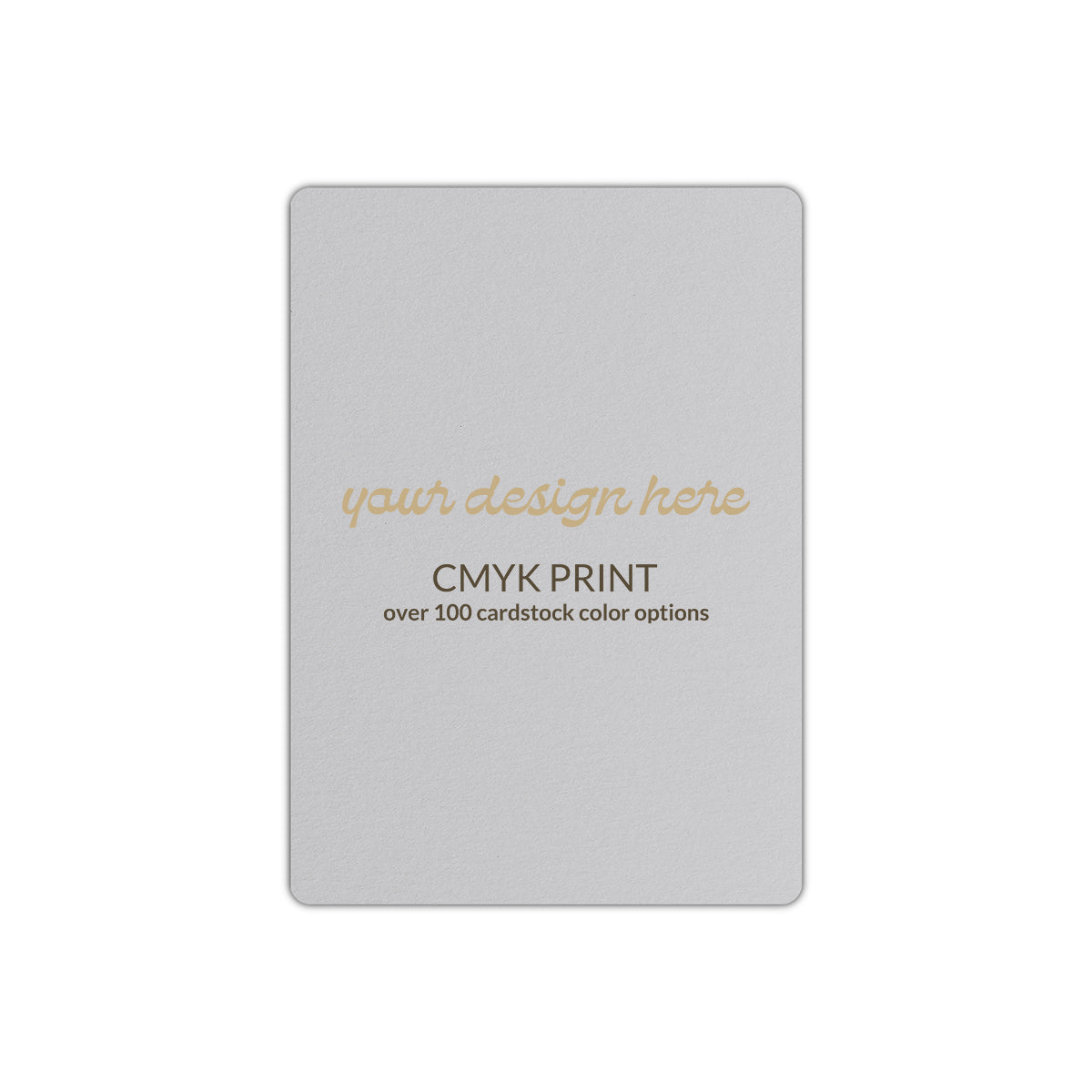 Shape P92 Diecut Card | CMYK Print | 5.5" x 8.5"