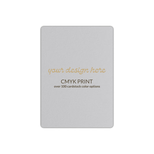 Shape P92 Diecut Card | CMYK Print | 2" x 3.5"