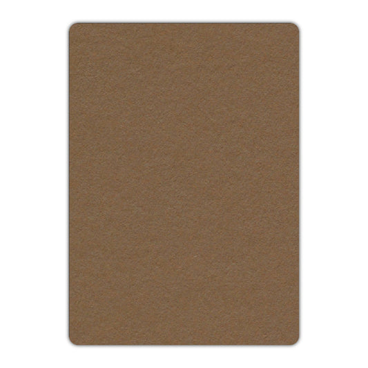 CMYK Print on Cappuccino Cardstock | Shape P92 | 3.5" x 5"