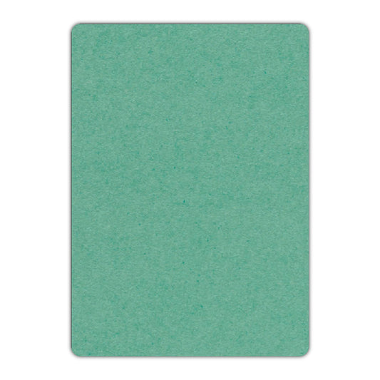 CMYK Print on Caribbean Blue Cardstock | Shape P92 | 11" x 14"