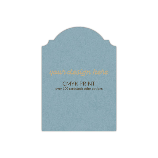 Shape P94 Diecut Card | CMYK Print | 2.5" x 3.5"