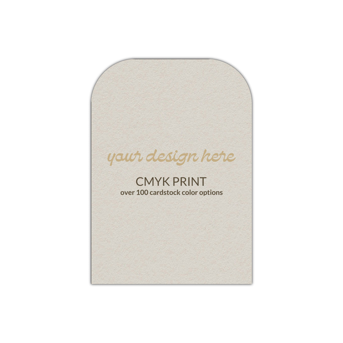 Shape P95 Diecut Card | CMYK Print | 6" x 9"