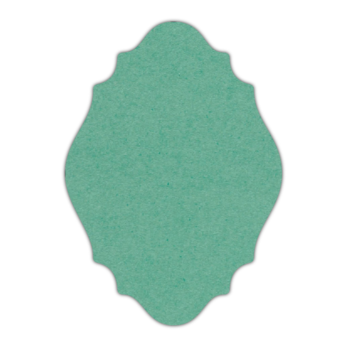 CMYK Print on Caribbean Blue Cardstock | Shape P9 | 11" x 14"