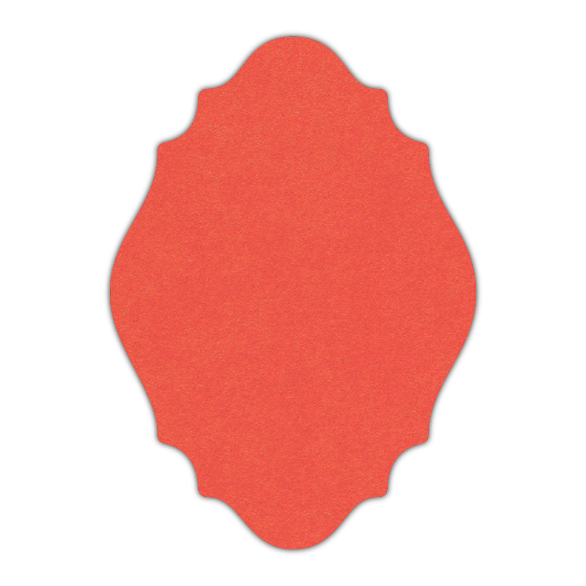 CMYK Print on Coral Cardstock | Shape P9 | 5" x 7"