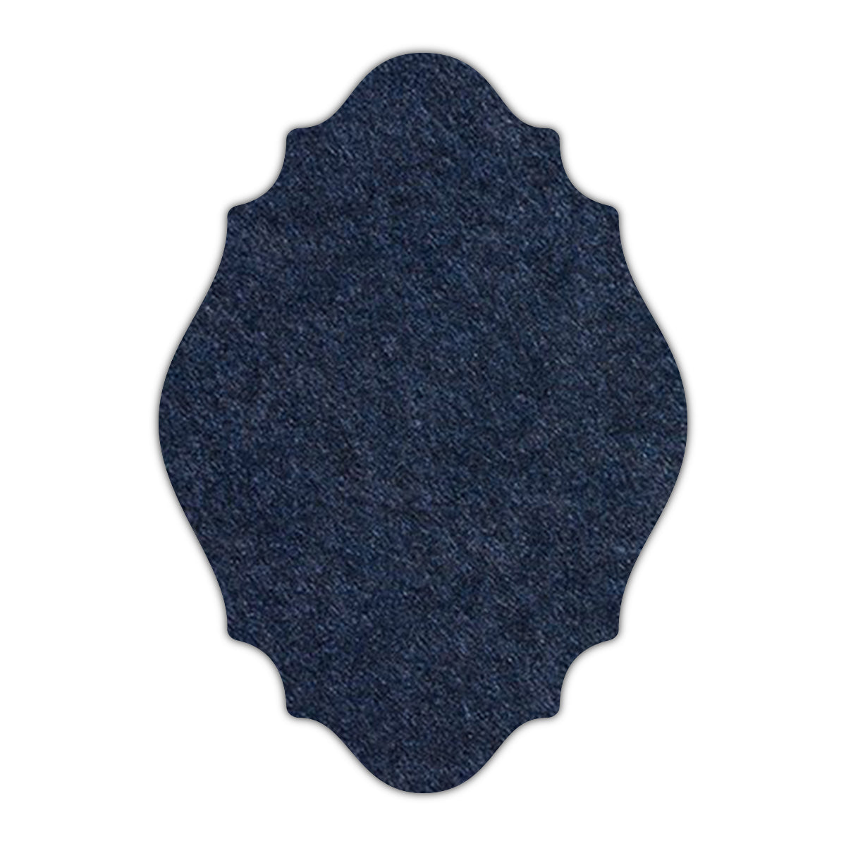 CMYK Print on Dark Navy Blue Cardstock | Shape P9 | 4.25" x 5.5"