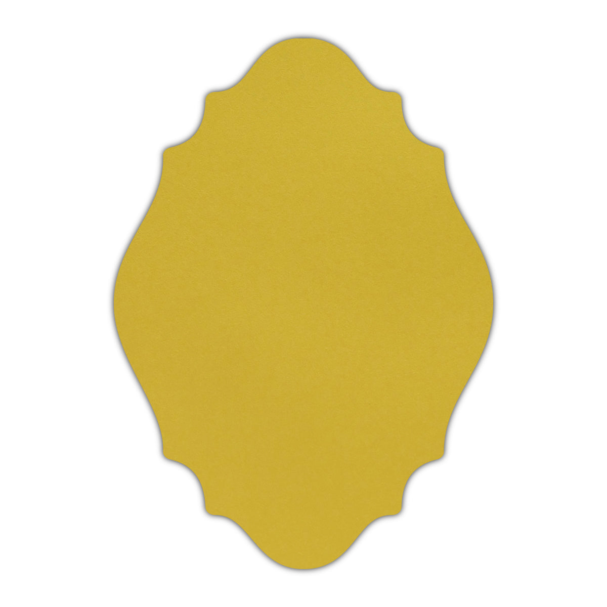 CMYK Print on Shimmer Fine Gold Cardstock | Shape P9 | 5" x 8"