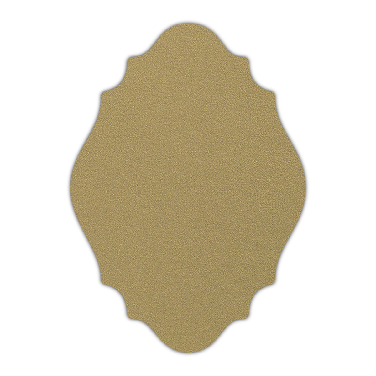 CMYK Print on Shimmer Gold Leaf Cardstock | Shape P9 | 6" x 9"