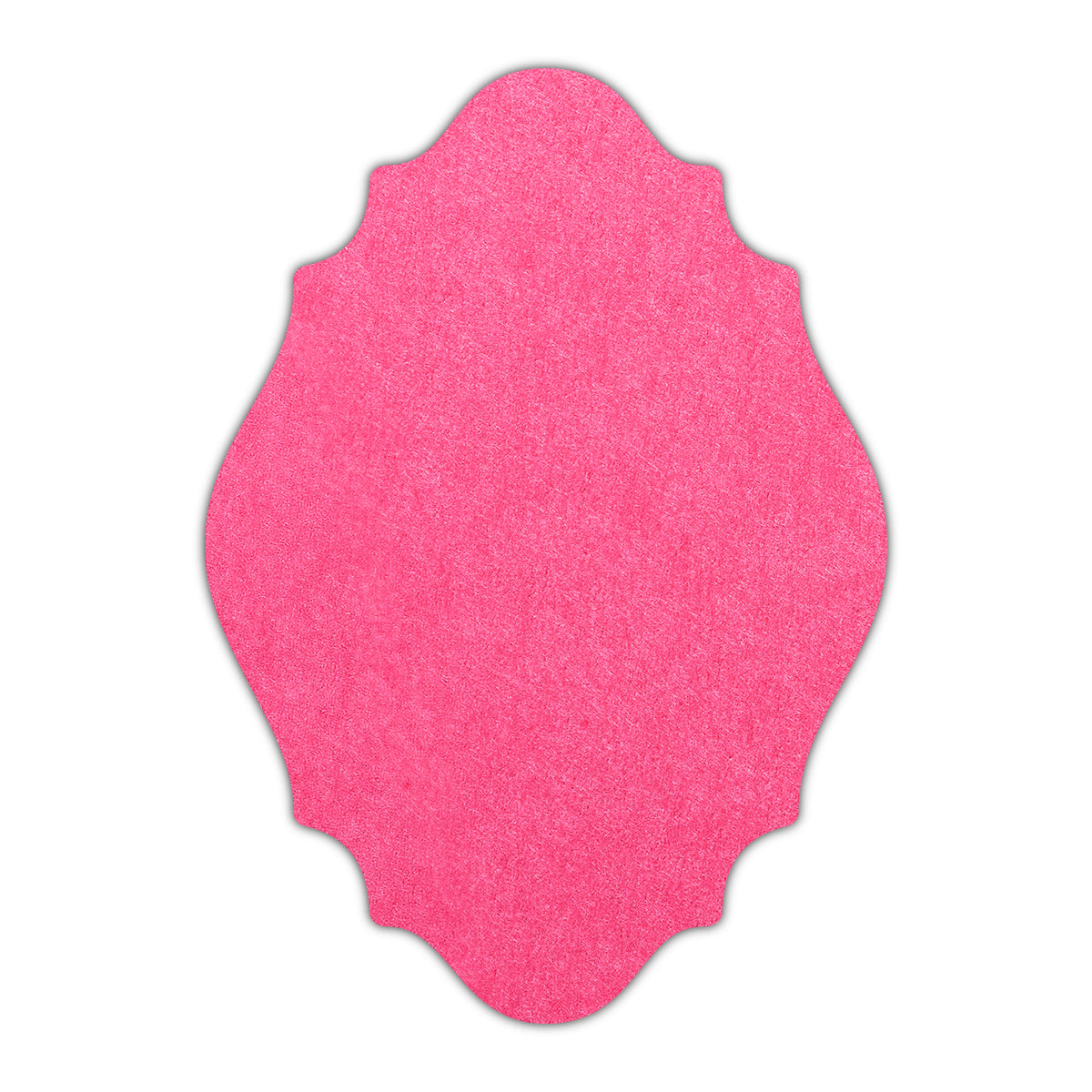 CMYK Print on Hot Pink Cardstock | Shape P9 | 3.5" x 5"