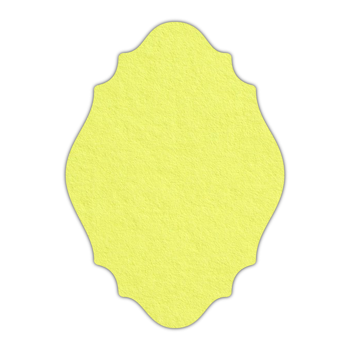 CMYK Print on Key Lime Cardstock | Shape P9 | 3" x 5"