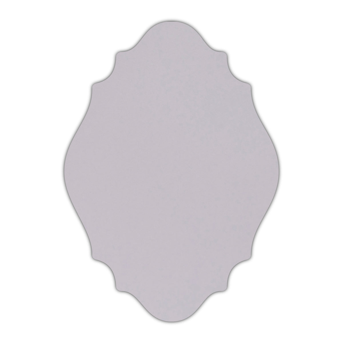 CMYK Print on Shimmer Kunzite Cardstock | Shape P9 | 3" x 4"