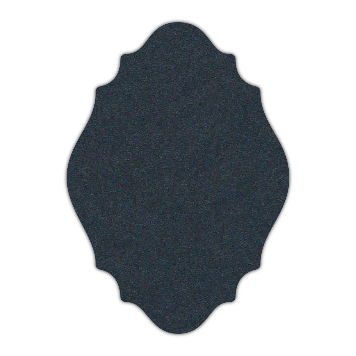 CMYK Print on Navy Blue Cardstock | Shape P9 | 4.25" x 5.5"