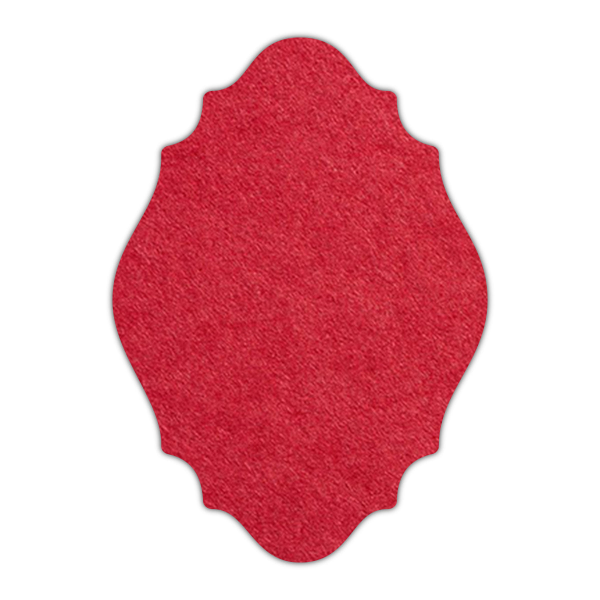 CMYK Print on Scarlet Red Cardstock | Shape P9 | 11" x 14"