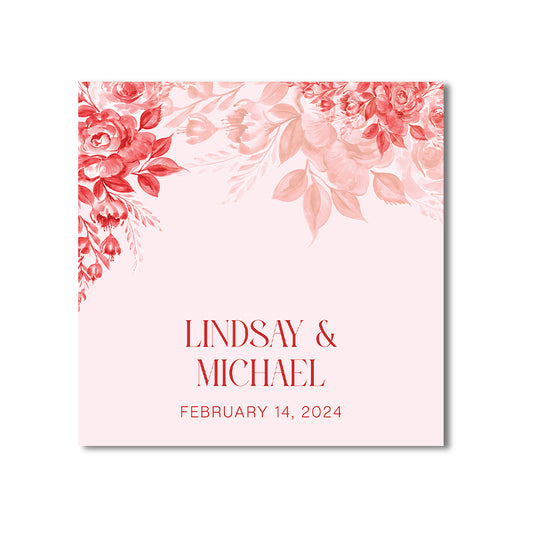 Personalized Satin Fabric Wedding Banner | Fully Custom Print