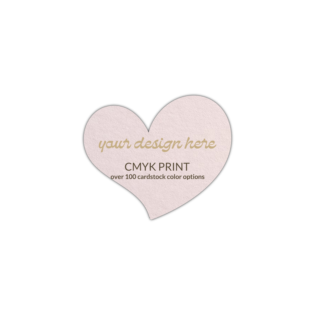 Shape S100 Diecut Card | CMYK Print | 4.75" x 4.75"
