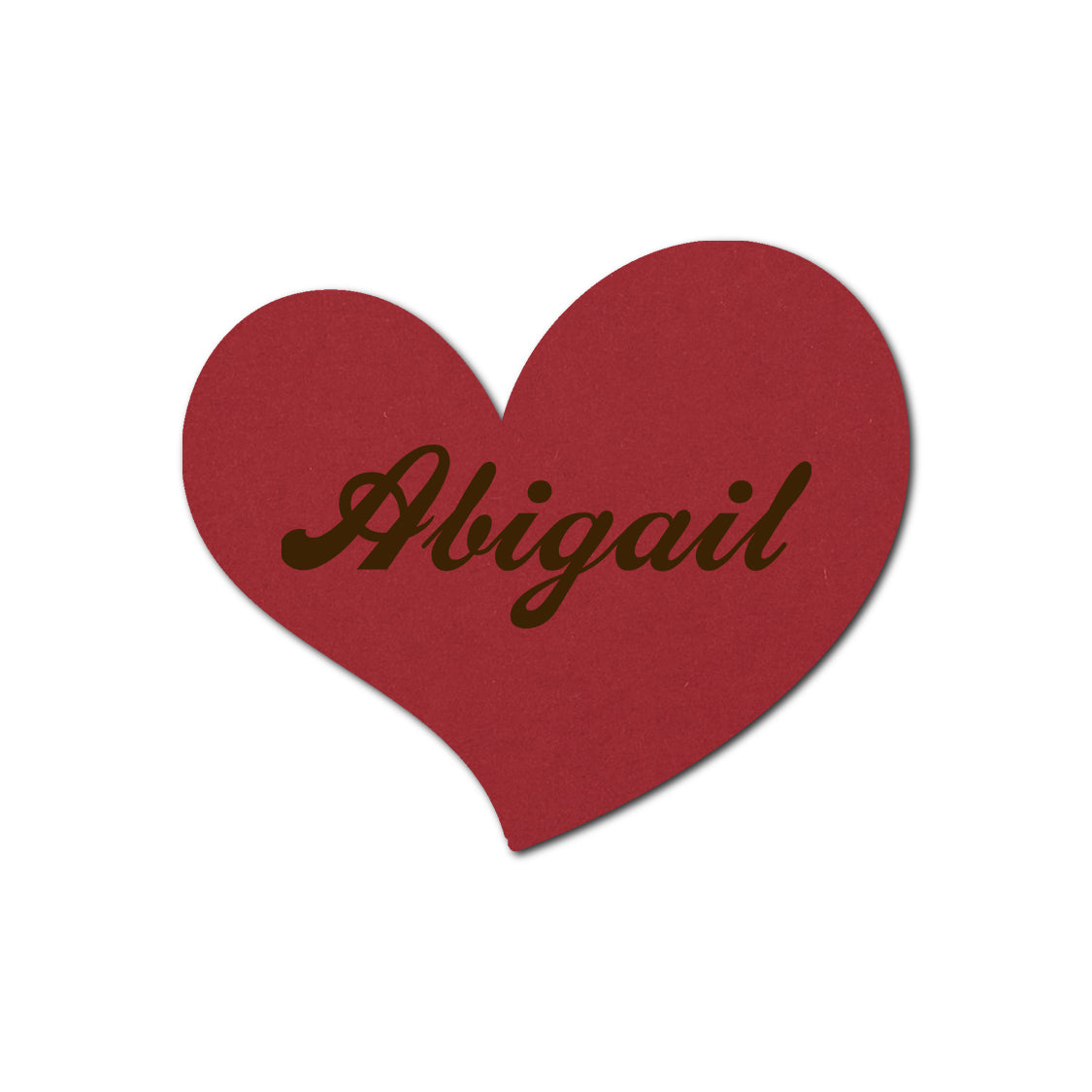 Individually Personalized Wedding Prints on Diecut Cardstock - Shape S100