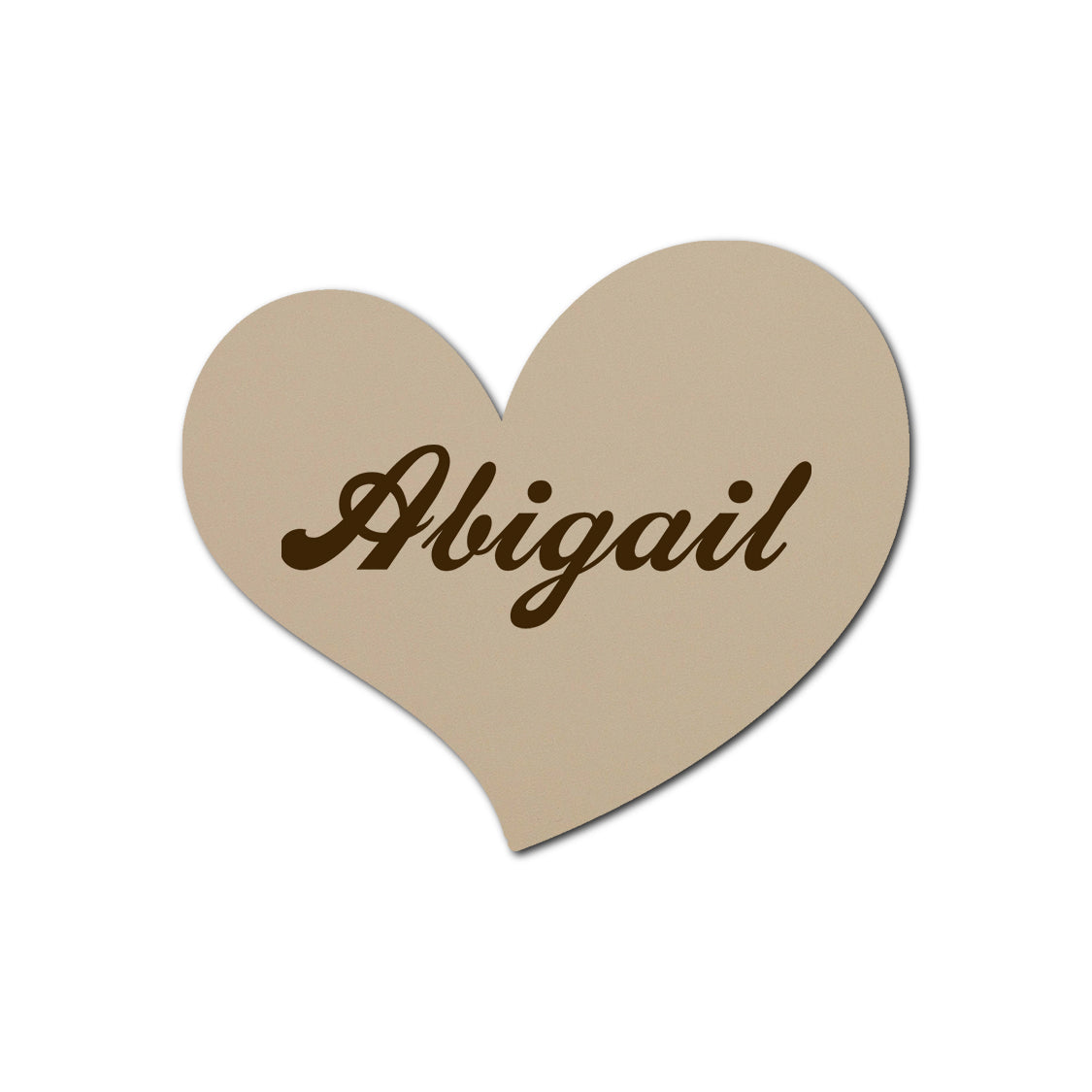Individually Personalized Wedding Prints on Diecut Cardstock - Shape S100
