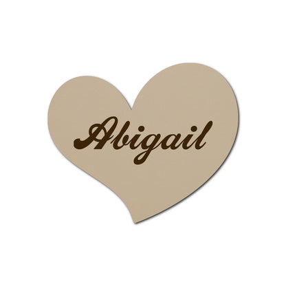 Individually Personalized Wedding Prints on Diecut Cardstock - Shape S100