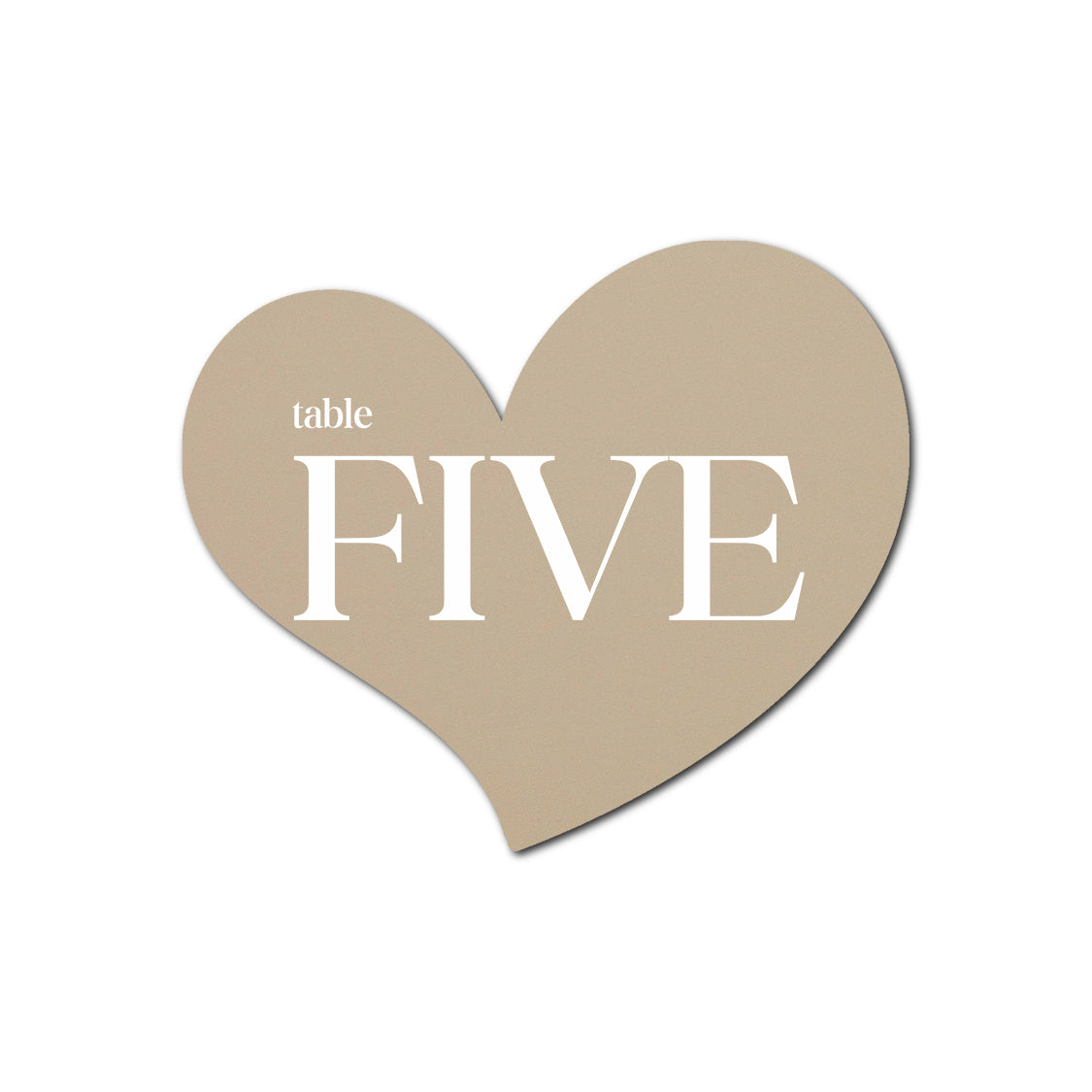 Individually Personalized Wedding Prints on Diecut Cardstock - Shape S100