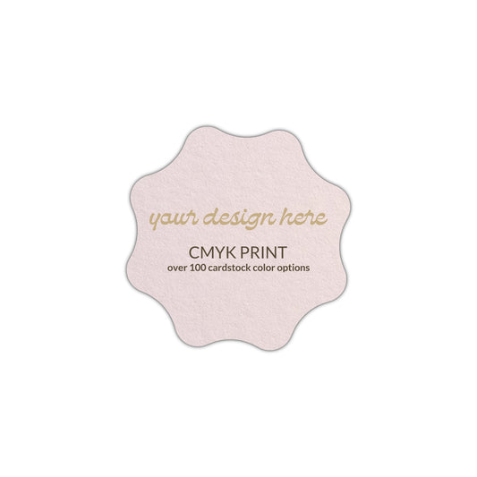 Shape S101 Diecut Card | CMYK Print | 3.5" x 3.5"