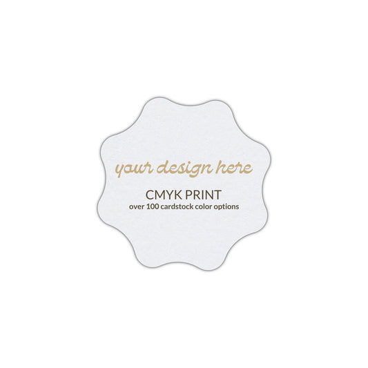 Shape S101 Diecut Card | CMYK Print | 2.75" x 2.75"