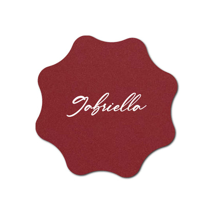Individually Personalized Wedding Prints on Diecut Cardstock - Shape S101
