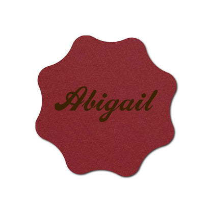 Individually Personalized Wedding Prints on Diecut Cardstock - Shape S101